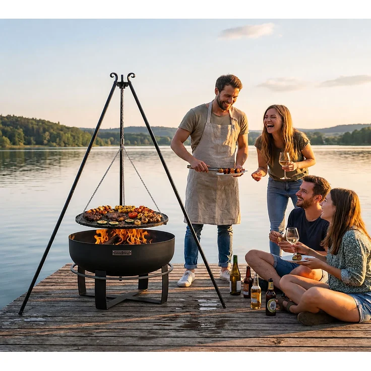 CookKing Schwenkgrill Set Viking 3 | mit