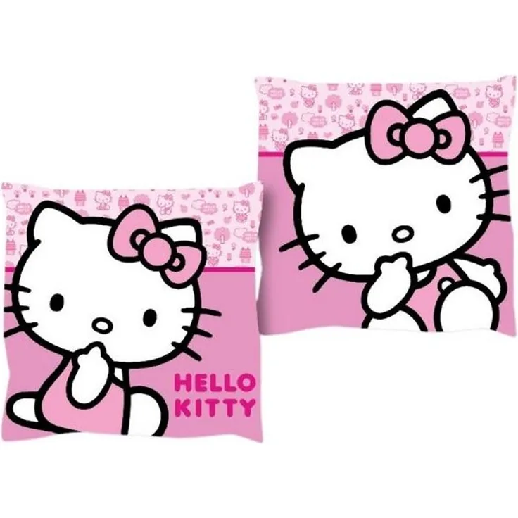 Hello Kitty 1 Stück Dekokissen 38×38 cm für Mädchenzimmer