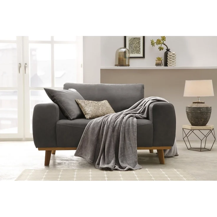 Wohndecke Jil, my home, aus super weichem Kuschelfleece, Kuscheldecke – Bild 2