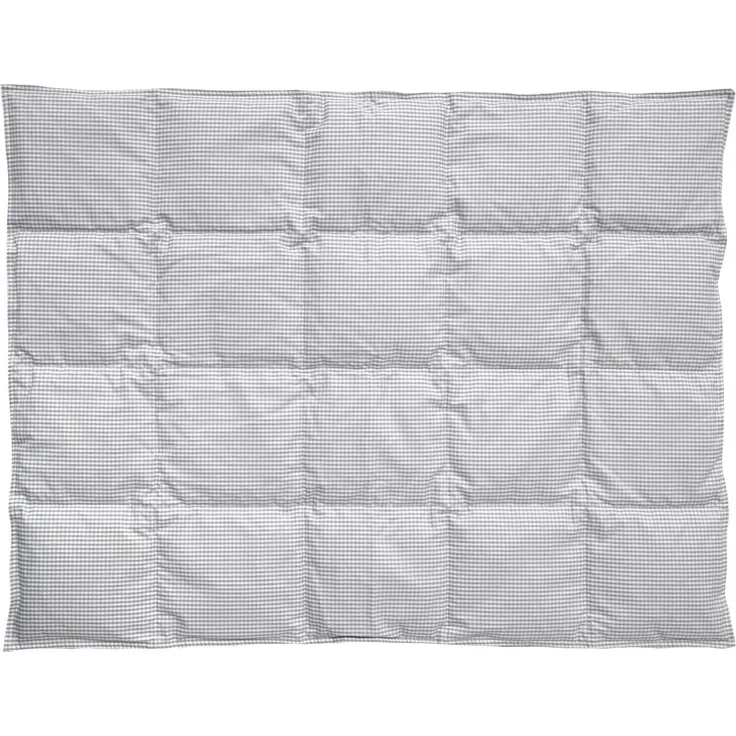 Tavolinchen Baby-Daunen-Decke "TwistKaro" Babydecke, Kinderdecke, Daunendecke, Bettdecke - grau - 100/140