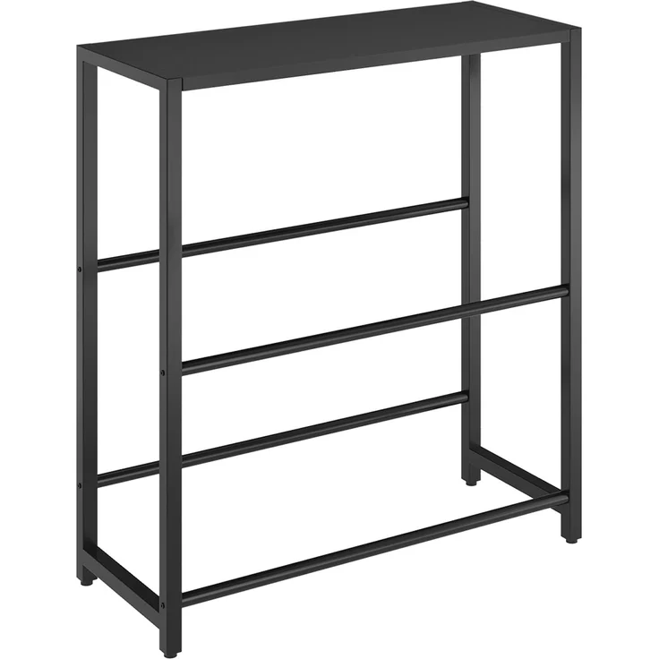 STEELSØN 'Macondo' Getränkekistenregal, Metall, schwarz, 115x105x33 cm, Getränkeregal für 6 Kisten, mit Ablagefach – Bild 9