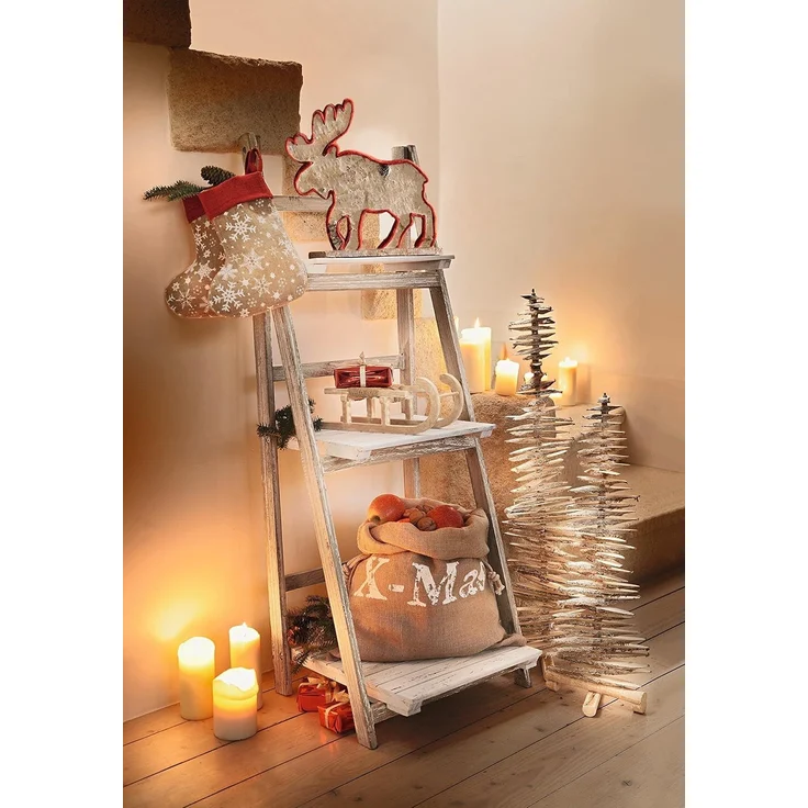 Klappregal "Shabby" Regal Standregal Leiter Wohnzimmerdeko Flurregal – Bild 7