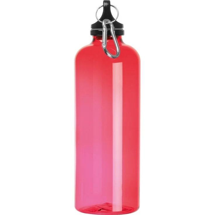 Macma Trinkflasche Sporttrinkflasche mit Karabinerhaken / 600ml / Farbe: rot – Bild 4