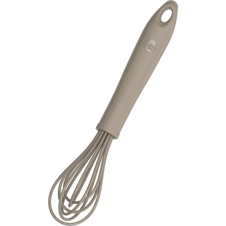 Kochblume Schneebesen klein 22 cm taupe