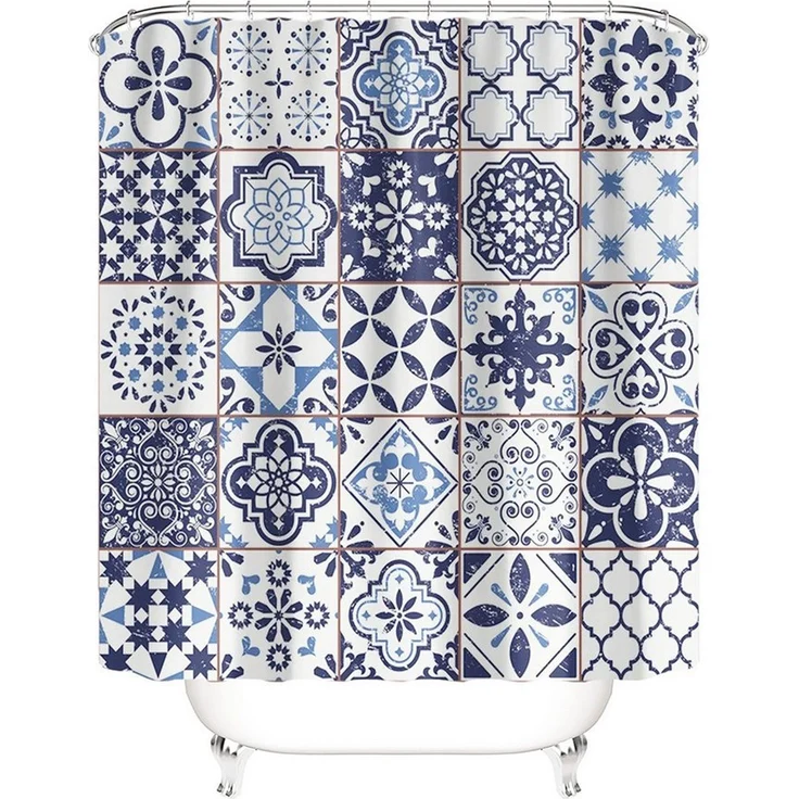 M&W DAS DESIGN Duschvorhang Anti schimmel Waschbar bad vorhang Shower curtains 180x200 – Bild 1