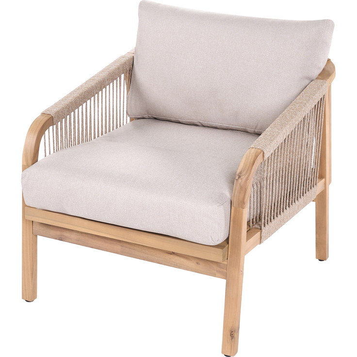 Gartensessel SUMBA Akazienholz Hellbraun – Bild 5
