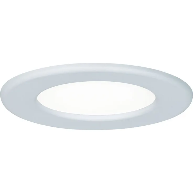 Paulmann 92058 LED Einbaupanel IP44 rund 115mm 6W 390lm 4000K Weiß