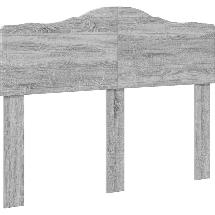 vidaXL Bettrahmen Graues Sonoma 120 x 190 cm Massives Kiefernholz 3412930 – Bild 5