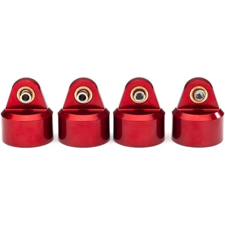 Dämpfer-Kappen Alu rot GT-Maxx Dämpfer (4)