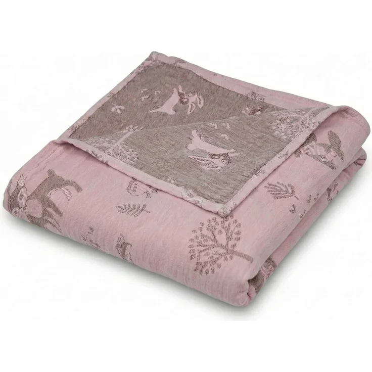 Babydecke Musselin Wild 120x120cm