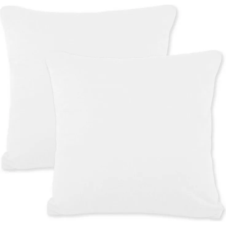 CelinaTex Kissenbezüge BeNature Kissenbezüge Kissenhüllen Jersey 2er Set 40x40 weiß
