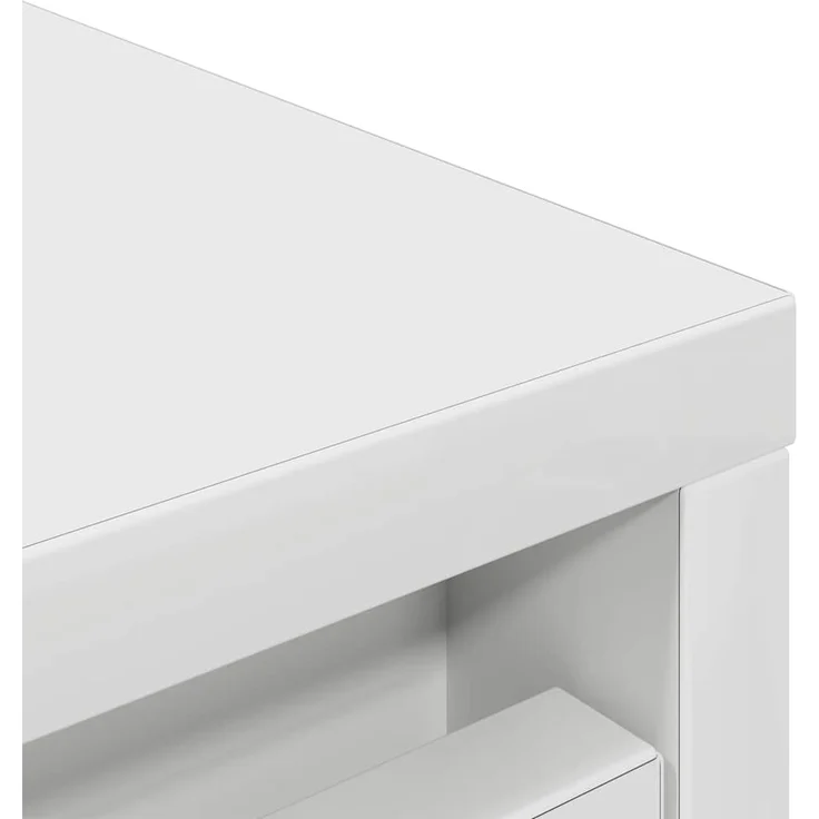 vidaXL Schuhschrank Weiß 29,5x34x76 cm Holzwerkstoff 861859 – Bild 9