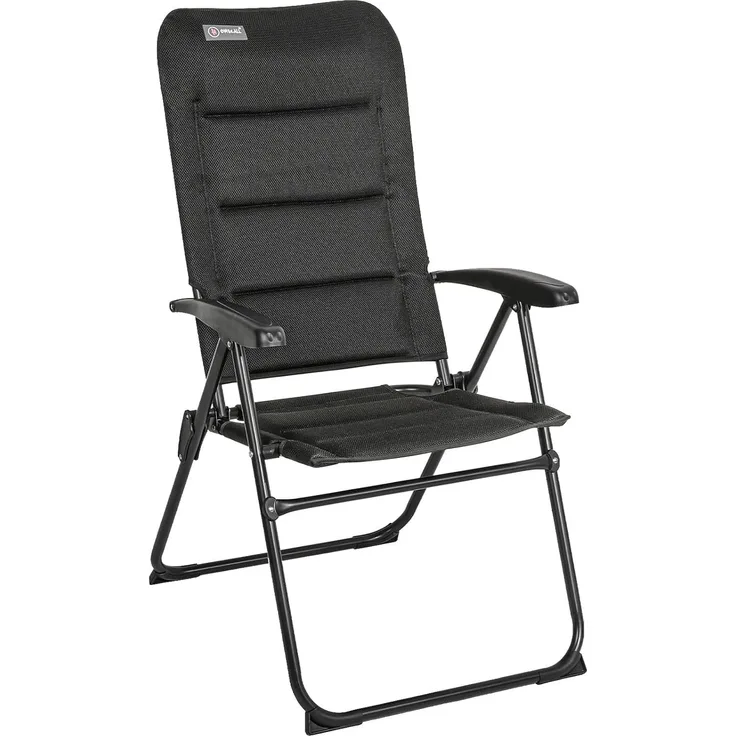 HOMECALL Gartenstuhl Hochlehner Campingstuhl Klappstühle Gepolstert Faltstuhl Balkonstuhl (Anglerstuhl, 1 St), mit 5-Fach Verstellbare lehne, für Camp Garten Balkon, Belastbar 150KG