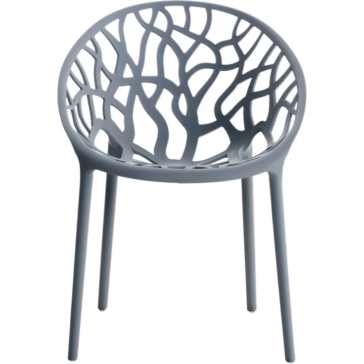 CLP 2er Set Gartenstuhl Hope, Modernes Design, Wetterfest, Stapelbar, Mit Armlehnen,anthrazit – Bild 3