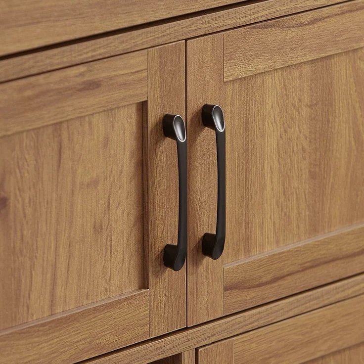 SoBuy FKW134-N Kücheninsel, Spanplatte, Melamin, Hellbraun, 99 x 85 x 40 cm – Bild 8