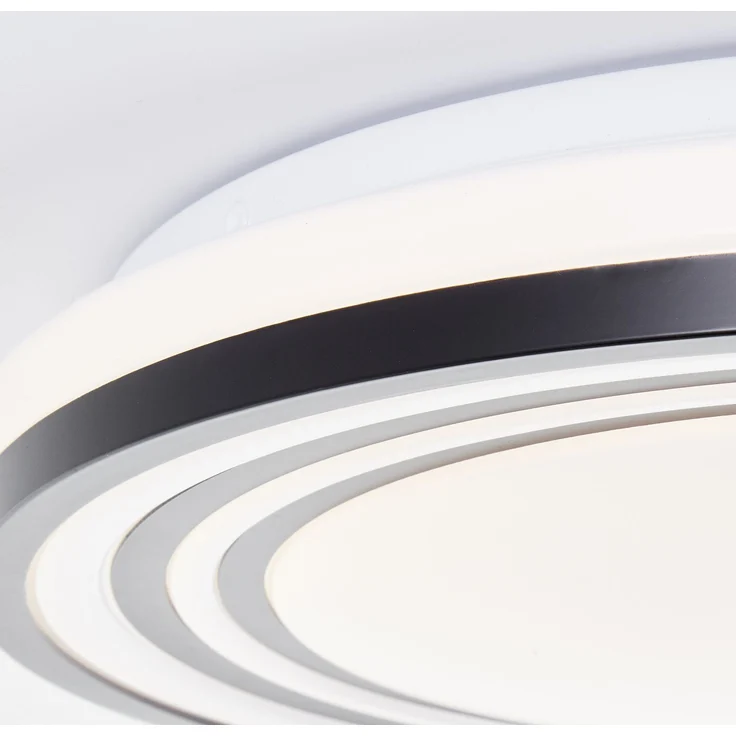 Brilliant LED Wand- und Deckenleuchte Kobana G80567A76 Wohnzimmer, Schlafzimmer Metall/Kunststoff Indoor Decke schwarz - LED fest integriert – Bild 4