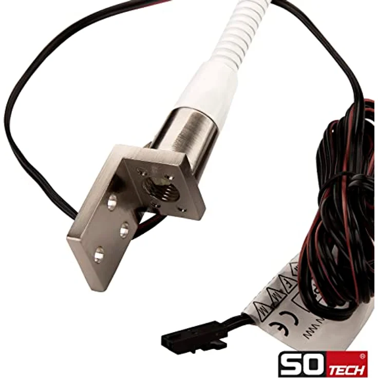 SOTECH 2 x LED Bettleuchte Luminoso, flexibles 2er Set in Weiß mit 3-stufiger Helligkeitseinstellung und Netzteil – Bild 6