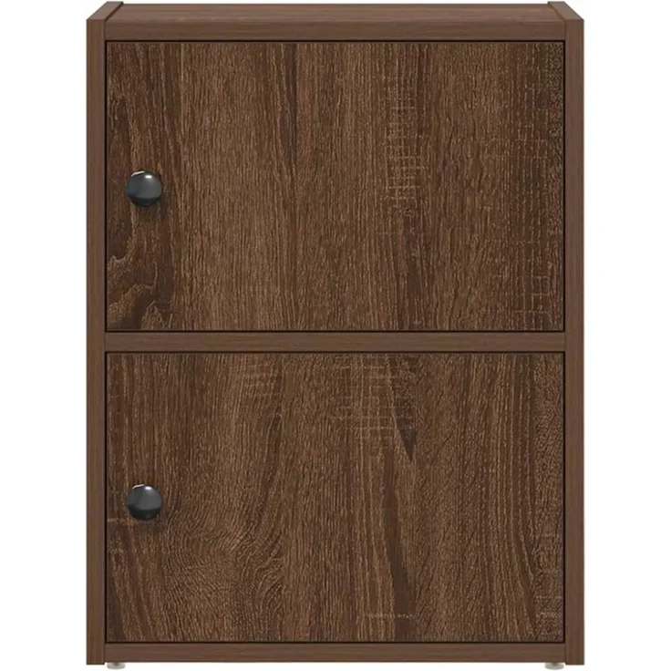 vidaXL Bücherregal Braun Eichen-Optik 40x24x52 cm Holzwerkstoff 860361 – Bild 4