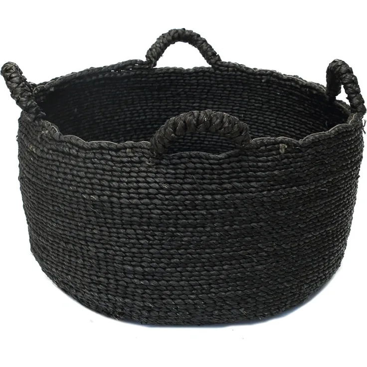 Les Quatre Mains Baskets - Schwarz - S - Schwarz - 45x45x22cm