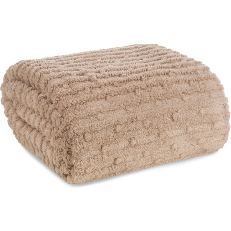 Decke LISA beige 130x170 beige – Bild 4