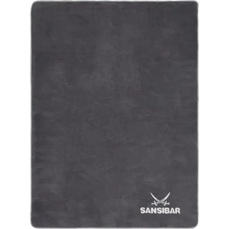 Sansibar 'Doubleface' Wohndecke, Baumwollmischgewebe anthrazit, 150 x 200 – Bild 2