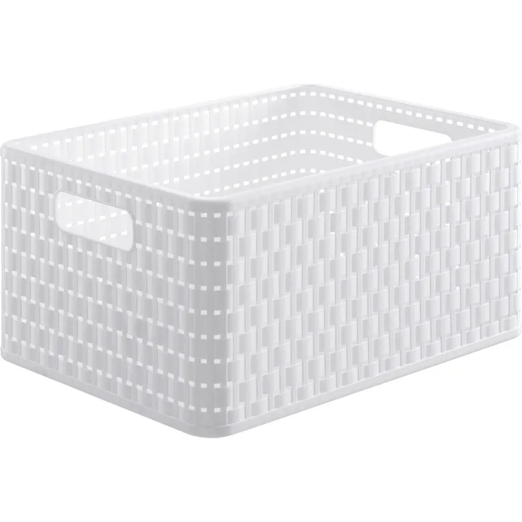 Rotho Korb Country A4, 18 L weiß