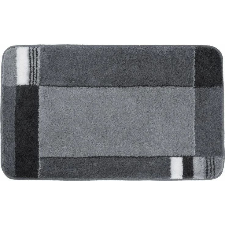 Kleine Wolke Badematte Padova, Höhe 20 mm, rutschhemmend beschichtet, fußbodenheizungsgeeignet, Kunstfaser, rechteckig, Badteppich, modernes Design, mit Bordüre, Kundenliebling – Bild 3