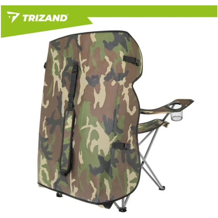 Trizand Angelstuhl Klappbarer Angelstuhl Moskitonetz (Spar-Set, 1 St), Verstellbare Armlehnen, weiche Polsterung und extra breite Sitzfläche – Bild 3