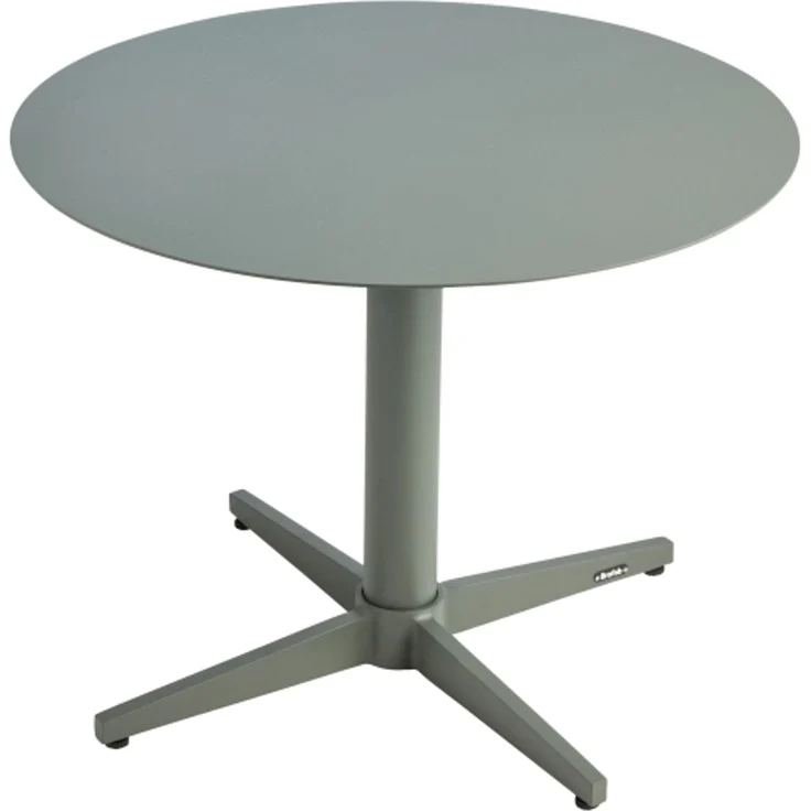 Gartencouchtisch Mill aus Aluminium, rundes Design, Nordic Green, Ø 60 cm, Outdoor – Bild 1