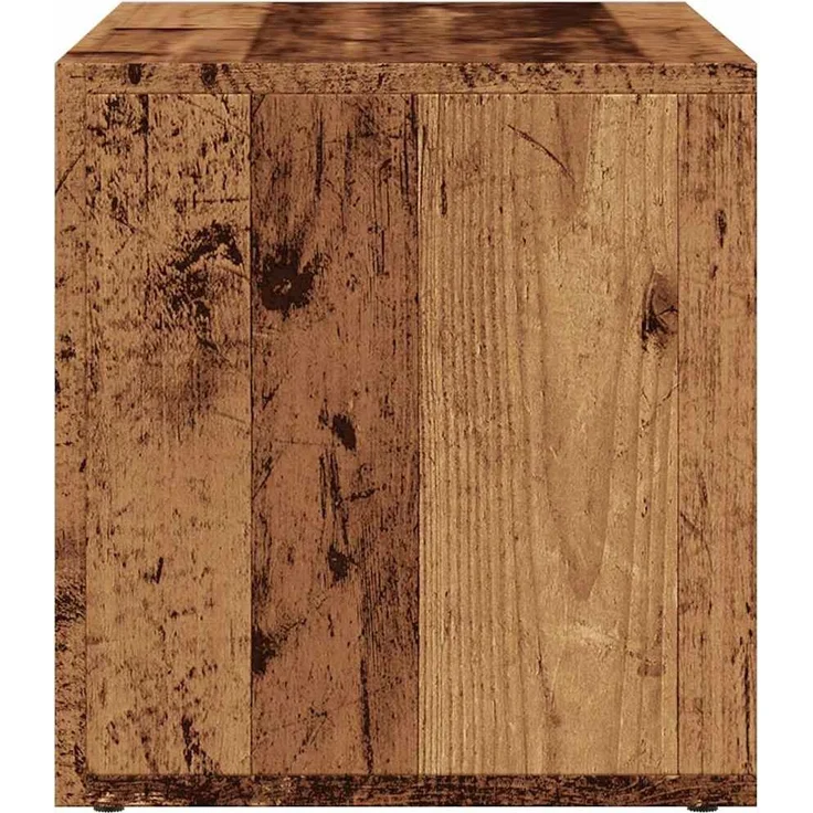 vidaXL Aufbewahrungstruhe Altholz-Optik 69,5x34x36 cm Holzwerkstoff 855786 – Bild 4