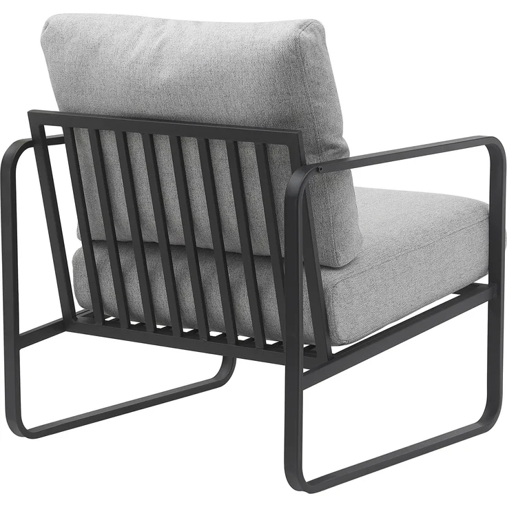 CLP Lounger Manea mit Metallgestell,hellgrau Stoff – Bild 5