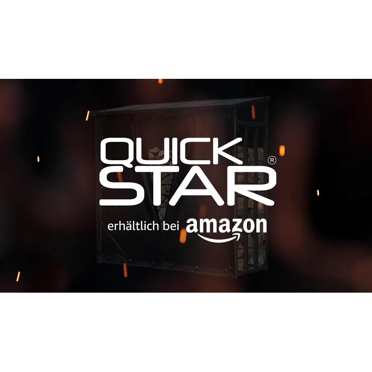 Quick Star Kaminholzregal Wetterschutz für Kaminholzregal 185x70x185cm, (2-St) – Bild 8