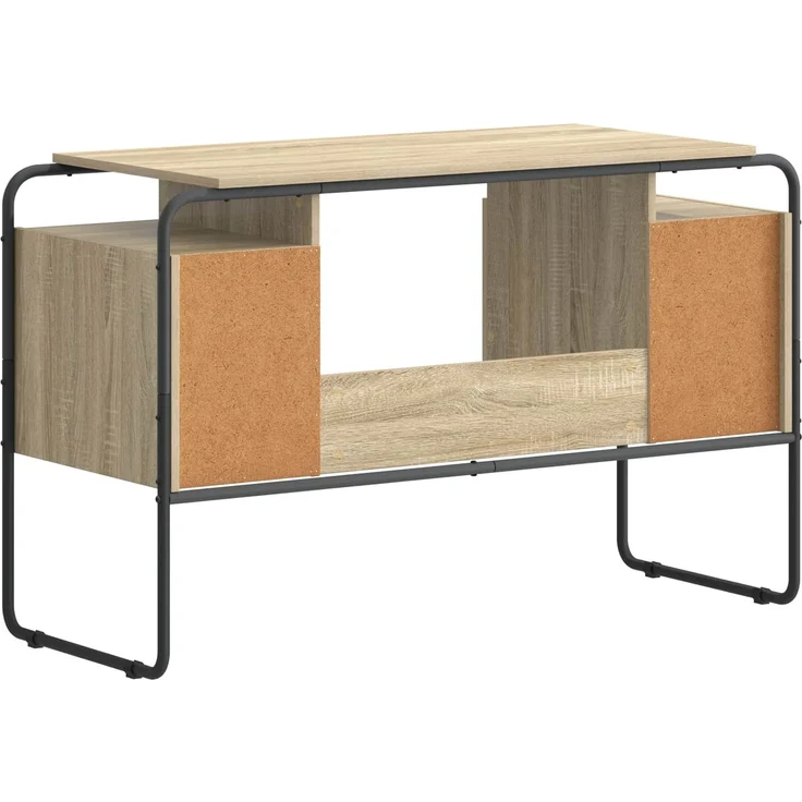 vidaXL Schreibtisch mit Stauraum Sonoma-Eiche 120 x 50,5 x 75,5 cm 8008039 – Bild 6