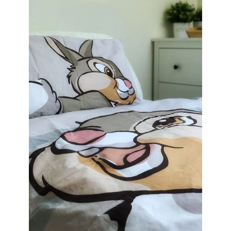 Bambi Baby Bettwäsche Disney Klopfer 100x135 cm 100% Baumwolle – Bild 3