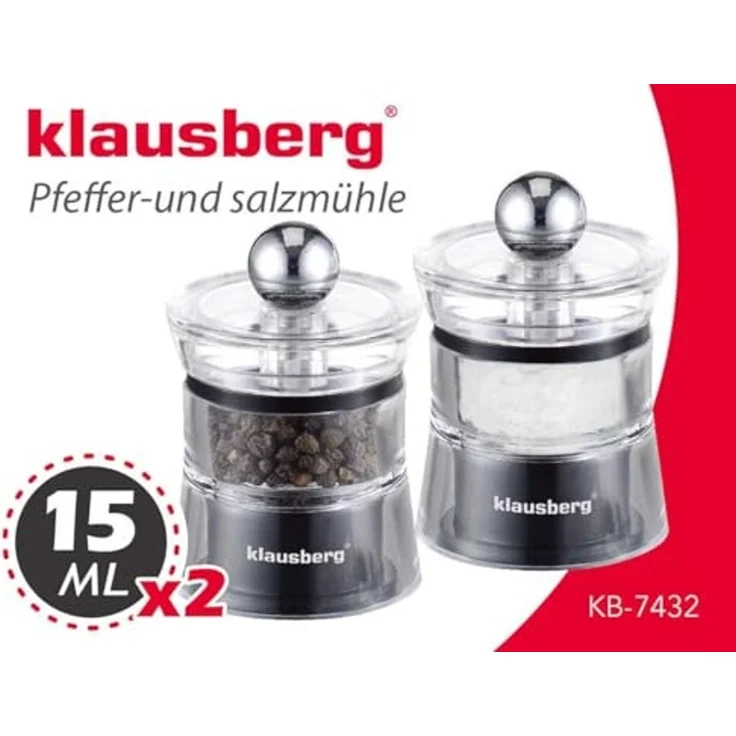 Klausberg Klausberg Pfeffer- und Salzmühlen-Set 8787 – Bild 5
