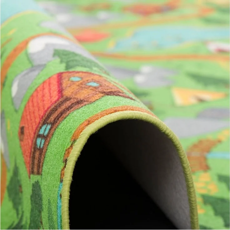 Snapstyle Kinderteppich Kinder Spiel Teppich Campingplatz, Rechteckig, Höhe: 5 mm – Bild 3