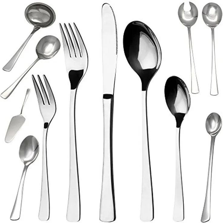 GRÄWE 'Würzburg' Besteck-Set, Edelstahl silber, 48-tlg.