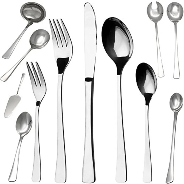 GRÄWE 'Würzburg' Besteck-Set, Edelstahl silber, 48-tlg. – Bild 1