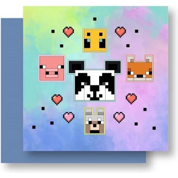 Minecraft Kopfkissen Velours Kissen Ideal für Reisende oder Zuhause!