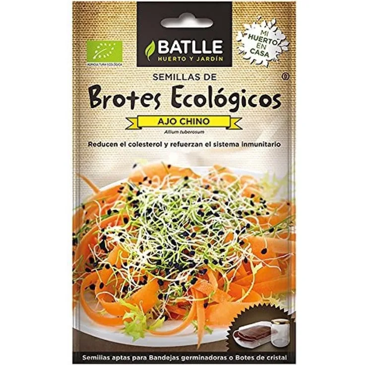 Bio Sprossen Samen Batlle - Chinesischer Knoblauch (6g)