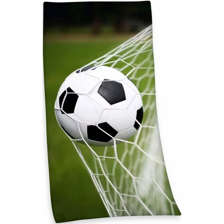 Fußball Velourstuch Duschtuch Badetuch Handtuch Strandtuch 75x150 cm – Bild 2