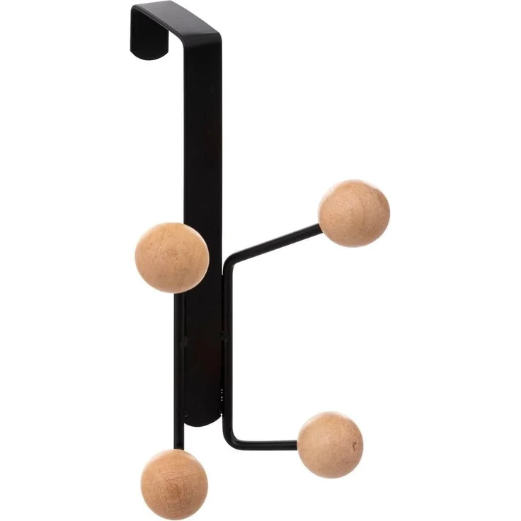 5five Simply Smart Garderobenständer Türgarderobe, Türdicke bis 10,1 cm, 4 Holzhaken, (Kleiderständer) – Bild 1