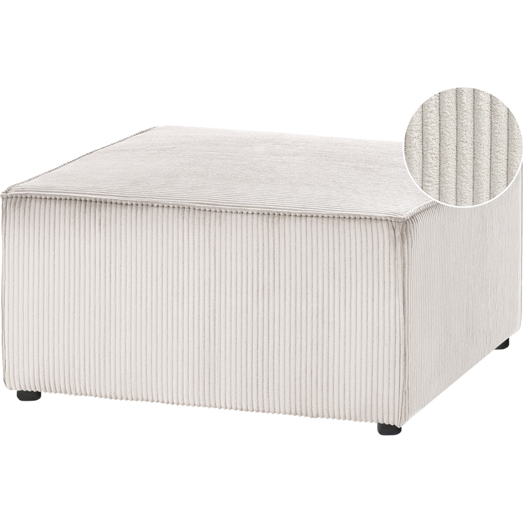 Ottomane LEMVIG Cord Beige