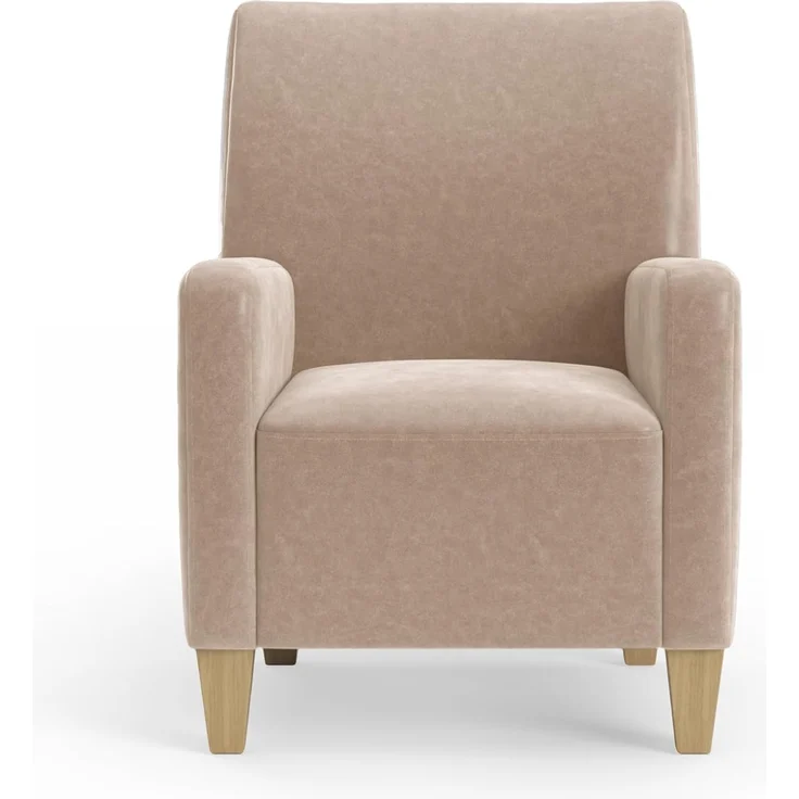 Cavadore Sessel Vida / Polstersessel im trendigen Design / 74 x 93 x 81 / Mikrofaser, Beige – Bild 6