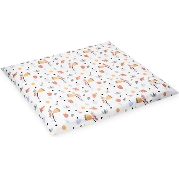 Bezug Wickelunterlage aus Organic, Crazy Flowers