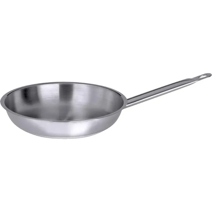 Contacto Edelstahl Bratpfanne, induktionsgeeignet, 24 cm