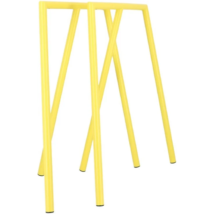 Tischgestell Benito 2er Set, pulverbeschichtetes Metall, modern, gelb, flexibel einsetzbar – Bild 7