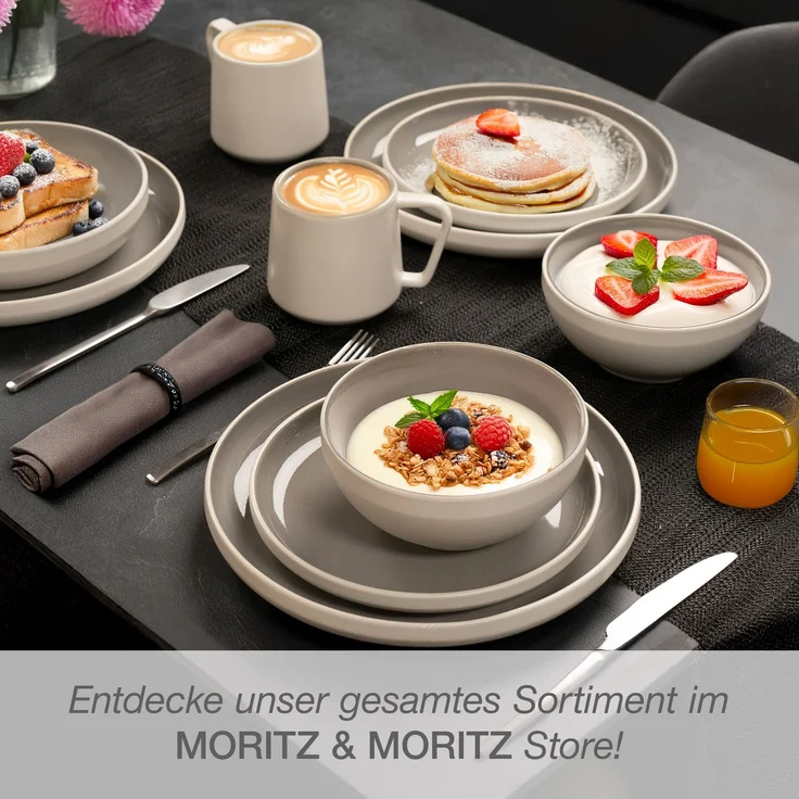 Moritz & Moritz CAVO Geschirrset 18tlg. - Stone – Bild 7
