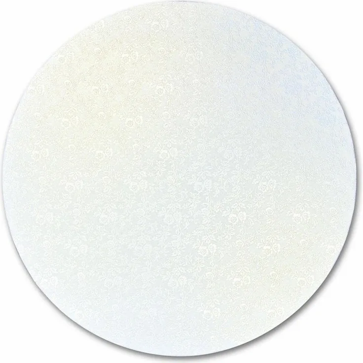 Städter Kuchenplatte Rund, Tortenplatte, Kuchenteller, Kuchen Platte, Pappe, Weiß, Ø 40 cm, 901353