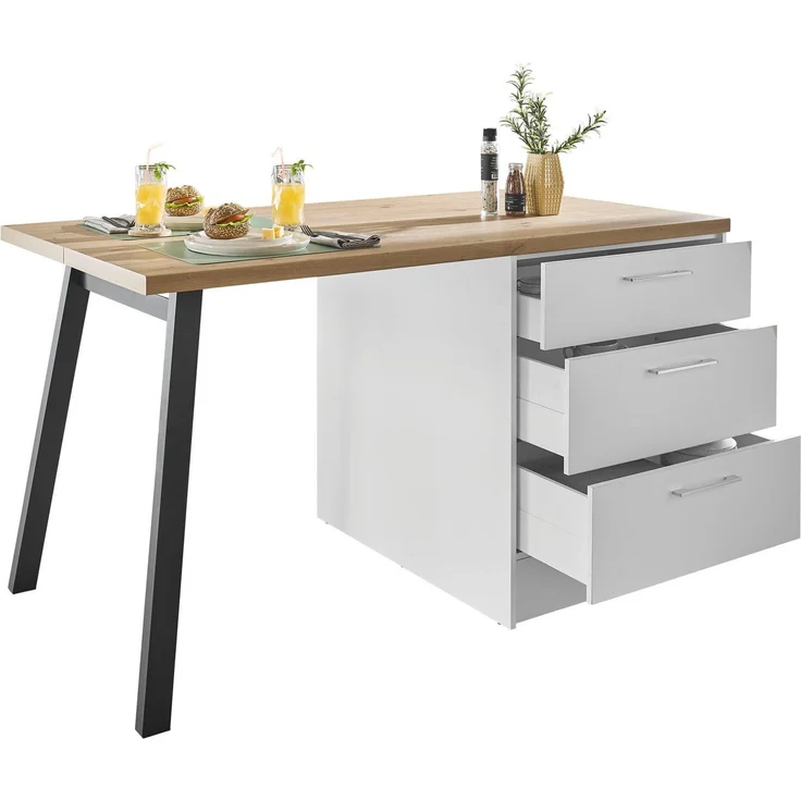 BASIC by Balculina Kücheninsel Turin, Breite 150cm – Bild 3